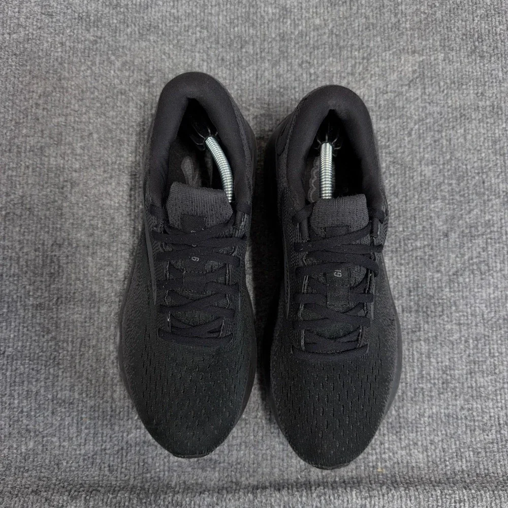 Brooks Ghost 16 Shoes Women 9.5 Triple Black Mesh Running Sneakers 1204071B020